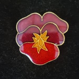 Capri Pansy Pin.